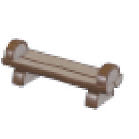 Premium Log Bench Roblox item