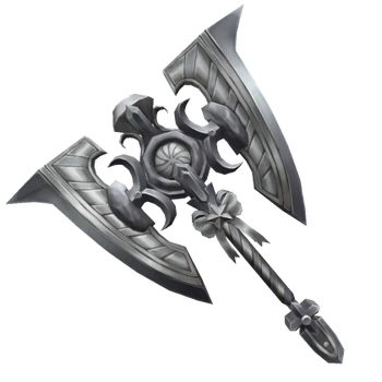Silver Swirly Axe Roblox item